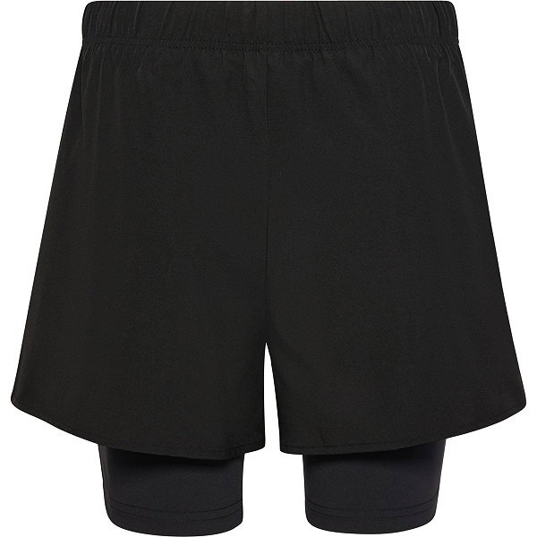 Hummel Hiit Intensity Short De Running 2-En-1 Femmes - Noir