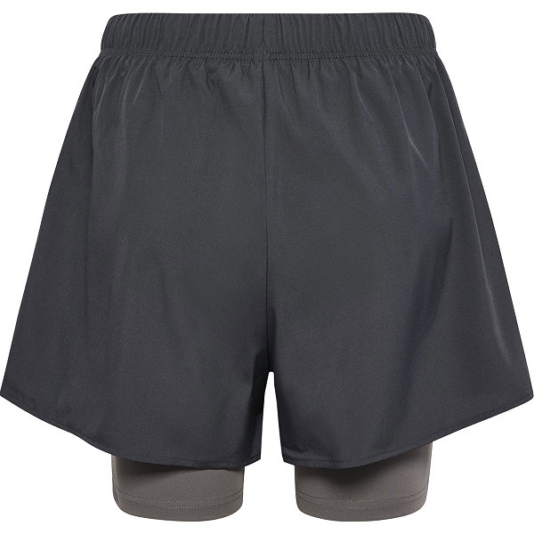 Hummel Hiit Intensity 2-In-1-Laufshorts Damen - Dunkelgrau