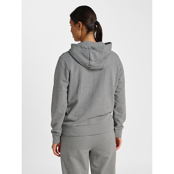Hummel Pulse Sweater Met Kap Dames - Grijs Gemeleerd