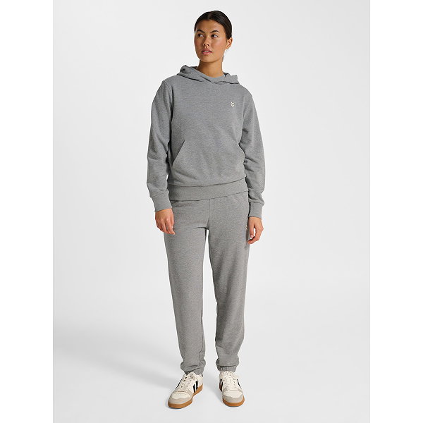 Hummel Pulse Sweater Met Kap Dames - Grijs Gemeleerd