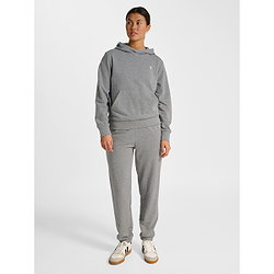 Voorvertoning: Hummel Pulse Sweater Met Kap Dames - Grijs Gemeleerd