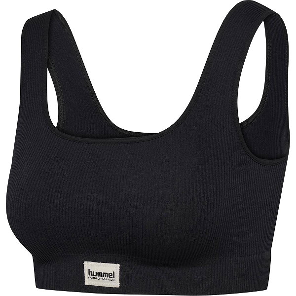 Hummel Pulse Seamless Rib Brassière De Sport Femmes - Noir