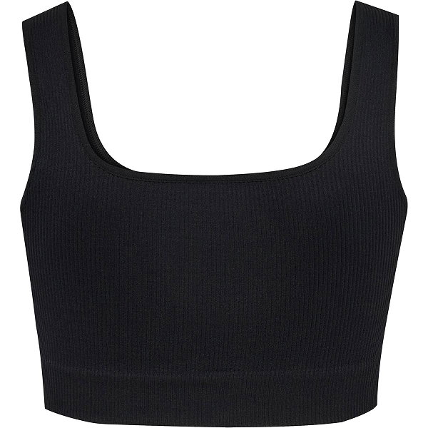 Hummel Pulse Seamless Rib Brassière De Sport Femmes - Noir