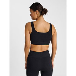 Présentation: Hummel Pulse Seamless Rib Brassière De Sport Femmes - Noir