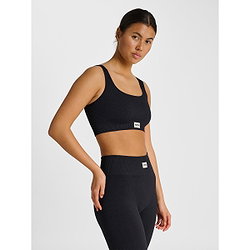 Présentation: Hummel Pulse Seamless Rib Brassière De Sport Femmes - Noir