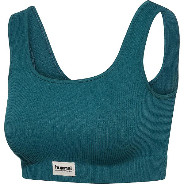 Hummel Pulse Seamless Rib Sport-Bh Dames - Groen