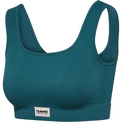 Hummel Pulse Seamless Rib Brassière De Sport Femmes - Vert