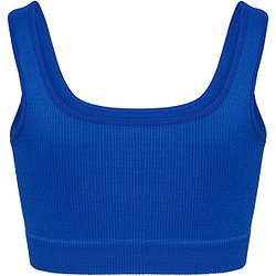 Voorvertoning: Hummel Pulse Seamless Rib Sport-Bh Dames - Royal