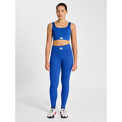 Voorvertoning: Hummel Pulse Seamless Rib Sport-Bh Dames - Royal
