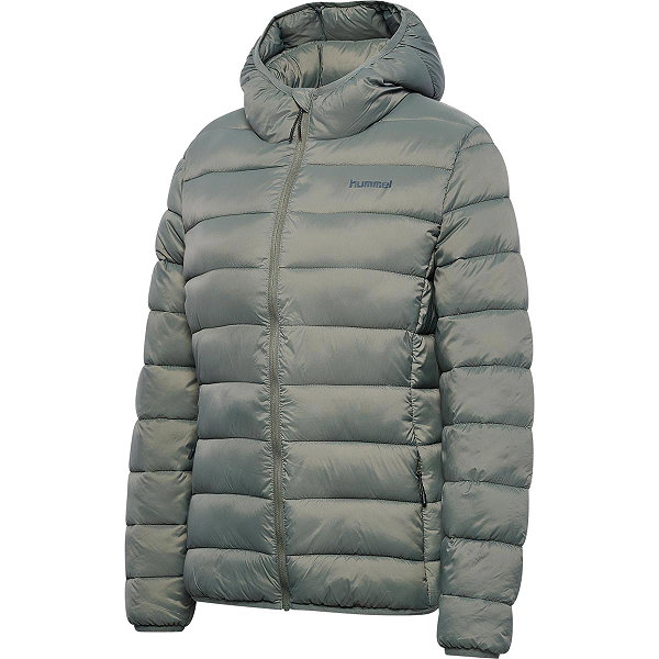 Hummel Lightweight Veste Matelassée Femmes - Castor Gray