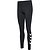 Hummel Pulse Logo Long Tight Damen - Schwarz Meliert