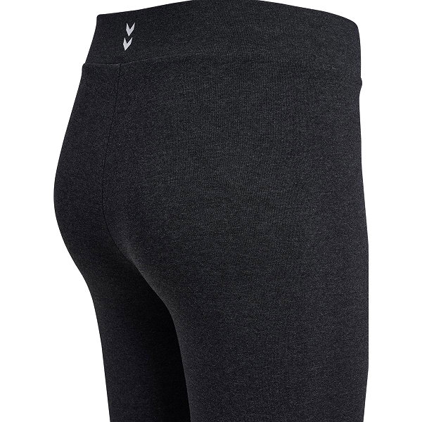Hummel Pulse Logo Long Tight Damen - Schwarz Meliert
