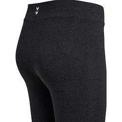 Vorschau: Hummel Pulse Logo Long Tight Damen - Schwarz Meliert