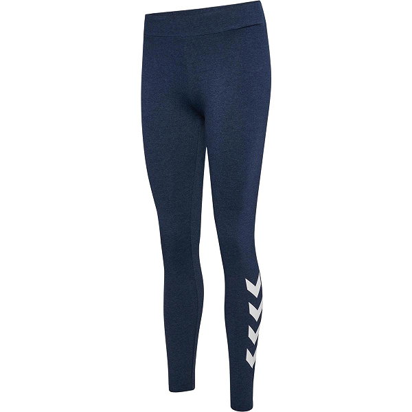 Hummel Pulse Logo Cuissard Long Femmes - Marine Mélange