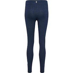 Présentation: Hummel Pulse Logo Cuissard Long Femmes - Marine Mélange