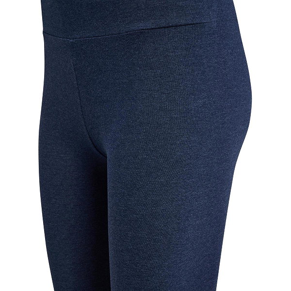 Hummel Pulse Logo Cuissard Long Femmes - Marine Mélange