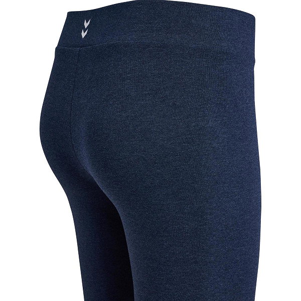 Hummel Pulse Logo Cuissard Long Femmes - Marine Mélange