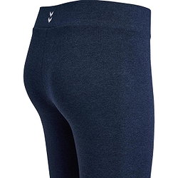 Présentation: Hummel Pulse Logo Cuissard Long Femmes - Marine Mélange