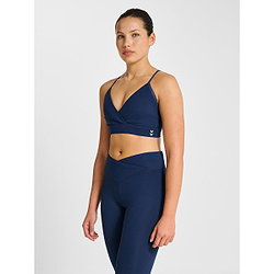 Voorvertoning: Hummel Yoga Strap Sport-Bh Dames - Marine
