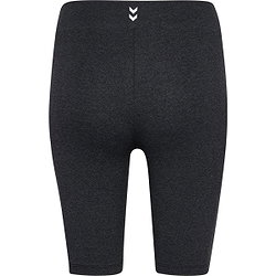 Vorschau: Hummel Pulse Logo Tight Damen - Schwarz Meliert