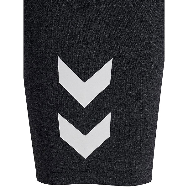 Hummel Pulse Logo Tight Damen - Schwarz Meliert