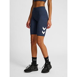 Présentation: Hummel Pulse Logo Cuissard Femmes - Marine Mélange
