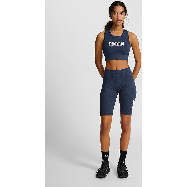 Hummel Pulse Logo Cuissard Femmes - Marine Mélange