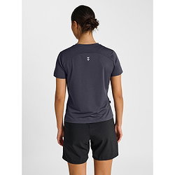 Présentation: Hummel Pulse Workout T-Shirt Femmes - Gris Foncé
