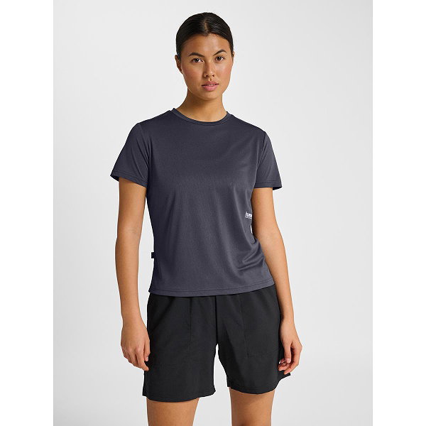 Hummel Pulse Workout T-Shirt Femmes - Gris Foncé