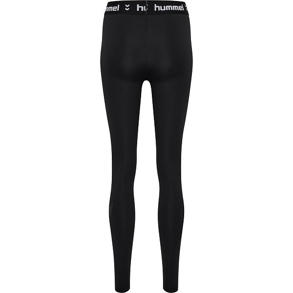 Hummel Pulse Mid Waist Long Tight Dames - Zwart