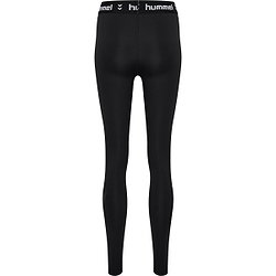 Voorvertoning: Hummel Pulse Mid Waist Long Tight Dames - Zwart