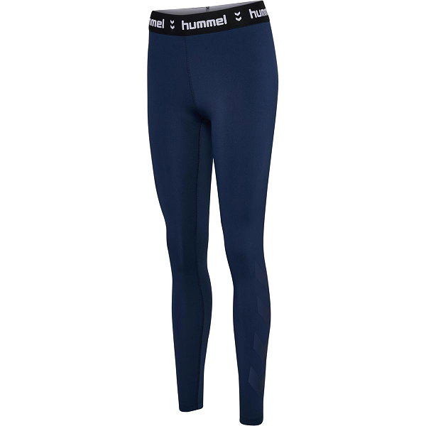 Hummel Pulse Mid Waist Cuissard Long Femmes - Marine