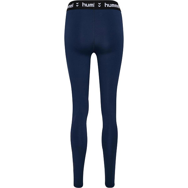 Hummel Pulse Mid Waist Cuissard Long Femmes - Marine