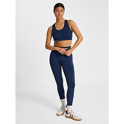 Présentation: Hummel Pulse Mid Waist Cuissard Long Femmes - Marine