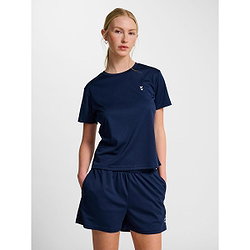 Voorvertoning: Hummel Pulse Training T-Shirt Dames - Marine