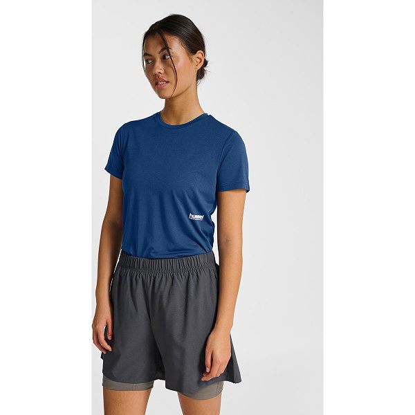 Hummel Pulse Workout T-Shirt Femmes - Navy