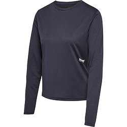 Hummel Pulse Workout L/S T-Shirt Femmes - Gris Foncé