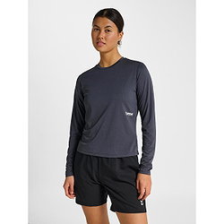 Vorschau: Hummel Pulse Workout L/S T-Shirt Damen - Dunkelgrau