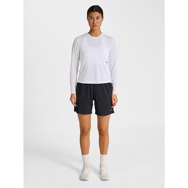 Hummel Pulse Workout L/S T-Shirt Femmes - Blanc