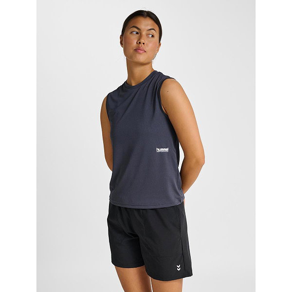 Hummel Pulse Workout Tanktop Dames - Donkergrijs