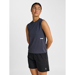 Voorvertoning: Hummel Pulse Workout Tanktop Dames - Donkergrijs
