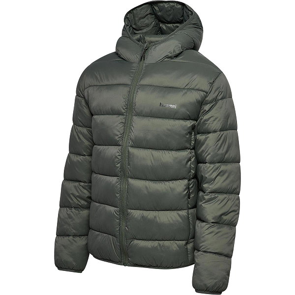 Hummel Lightweight Puffer Veste Matelassée Hommes - Castor Gray