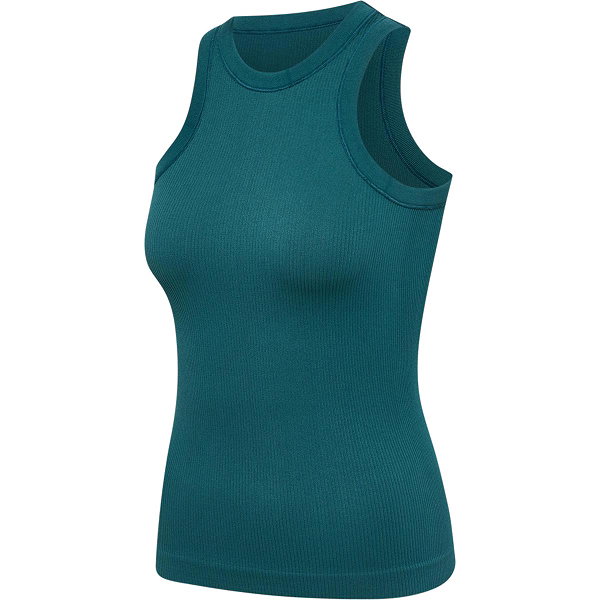 Hummel Pulse Seamless Rib Tanktop Damen - Grün