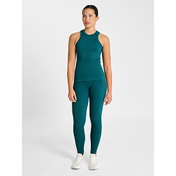 Vorschau: Hummel Pulse Seamless Rib Tanktop Damen - Grün