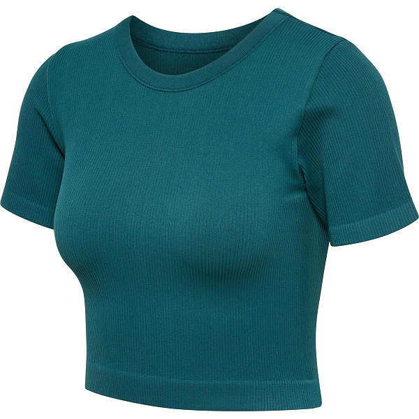 Hummel Pulse Seamless Rib T-Shirt Damen - Grün