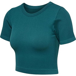 Hummel Pulse Seamless Rib T-Shirt Femmes - Vert