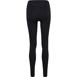 Vorschau: Hummel Pulse Seamless Rib Long Tight Damen - Schwarz