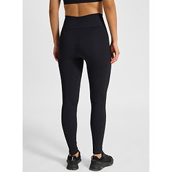 Vorschau: Hummel Pulse Seamless Rib Long Tight Damen - Schwarz