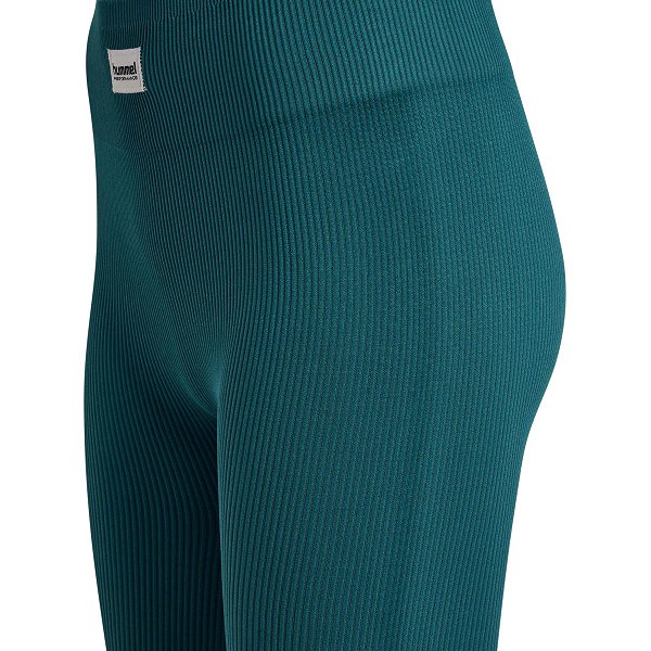 Hummel Pulse Seamless Rib Cuissard Long Femmes - Vert