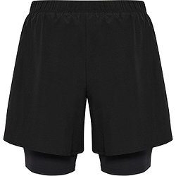 Présentation: Hummel Hiit Intensity Short De Running 2-En-1 Hommes - Noir
